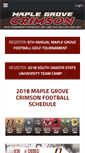 Mobile Screenshot of hsfb.crimsonfootball.com